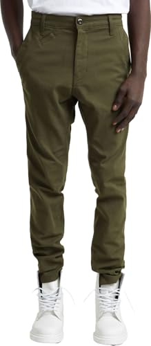 G-Star Herren Bronson 2.0 Slim Chino, Mehrfarben (Asfalt/dk Moss Dobby D21038-D732-G778), 28W / 32L von G-Star RAW