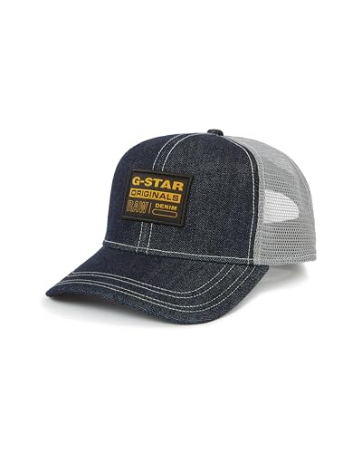 G-STAR Herren Denim Embro Baseball Trucker Cap, Blau (raw Denim D21247-E023-001), PC von G-STAR