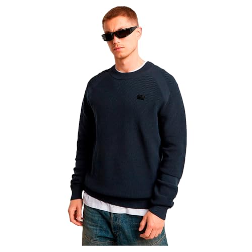 G-Star Herren Detailed Knitted Pullover, Blau (Legion Blue D25111-C868-862), M von G-STAR RAW