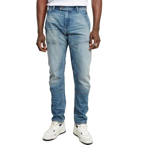 G-Star Herren Diver 3D Slim Jeans, Blau (Vintage Dirtbag Destroyed D26465-D936-H109), 30W / 30L von G-STAR