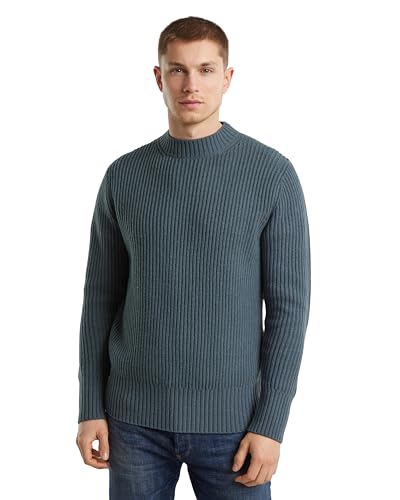 G-Star Herren Essential Knitted Pullover, Grau (axis D23731-D447-5781), S von G-Star RAW