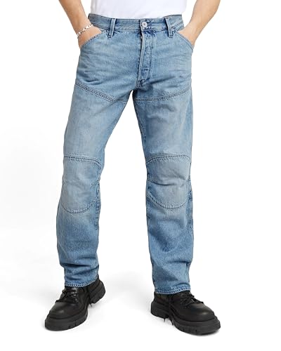 G-STAR Herren Elwood 3D Regular Jeans, Blau (Faded Brilliant Blue D23699-D788-G872), 31W / 32L von G-STAR