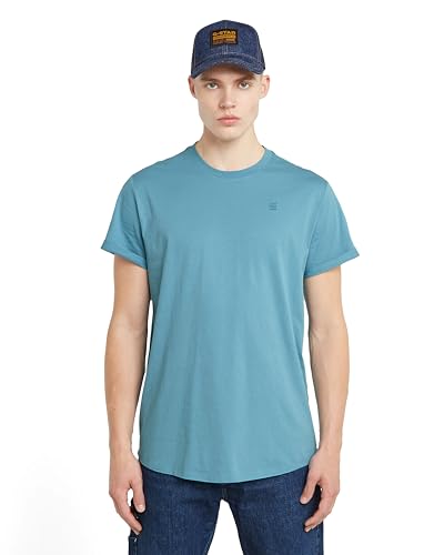 G-STAR Herren Lash T-Shirt, Blau (Niagara D16396-B353-G988), S von G-STAR