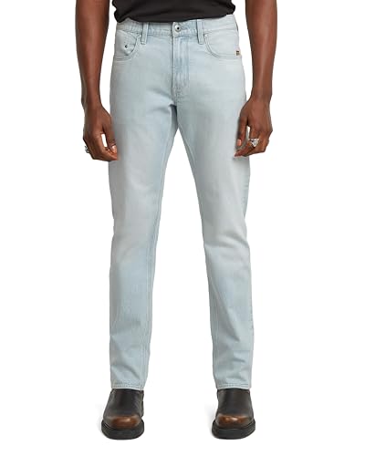 G-STAR Herren Mosa Straight Jeans, Blau (Sun Faded Blue Vapour D23692-D936-H112), 34W / 32L von G-STAR