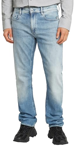 G-STAR Herren Mosa Straight Jeans, Blau (Vintage Steel Blue D23692-D938-H108), 29W / 34L von G-STAR