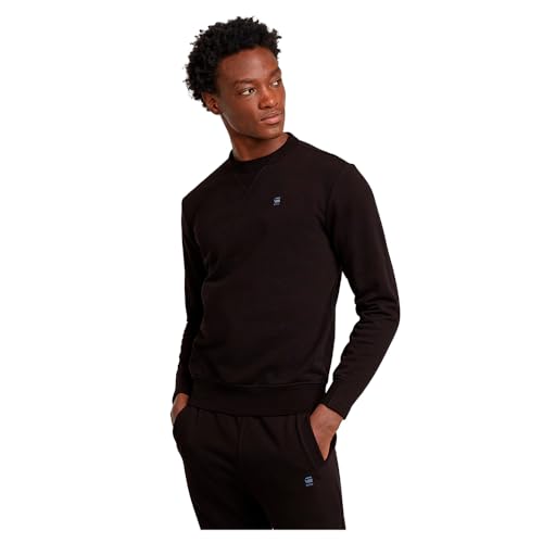 G-Star Herren Nifous Sweatshirt, Schwarz (dk Black D25121-D566-6484), S von G-Star RAW