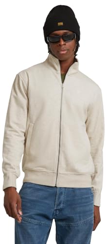 G-Star Herren Nifous Zip Thru Sweatshirt, Mehrfarben (Whitebait Htr D25122-D566-6030), XL von G-STAR