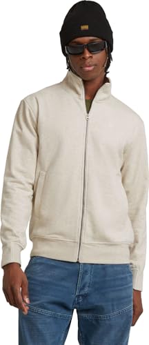 G-Star Herren Nifous Zip Thru Sweatshirt, Mehrfarben (Whitebait Htr D25122-D566-6030), XS von G-Star RAW