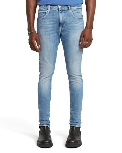 G-Star Herren Revend FWD Skinny Jeans, Blau (Sun Faded Summer Sky D20071-D441-H099), 36W / 36L von G-Star Raw