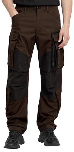 G-Star Herren Rovic Zip 3D Loose Hose, Braun (deep Brown D25219-D517-A926), 32W / 30L von G-STAR