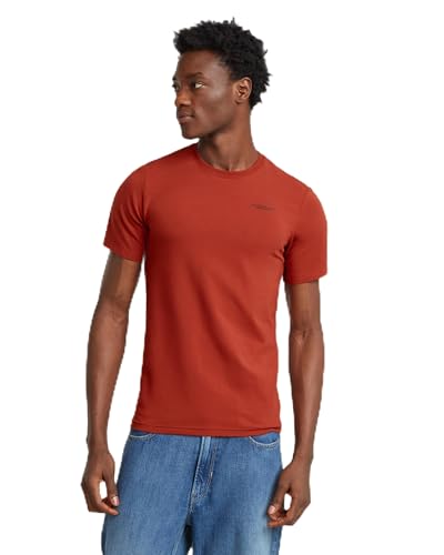 G-Star Herren Slim Base T-Shirt, Rot (Rusty red D19070-C723-A923), M von G-Star RAW