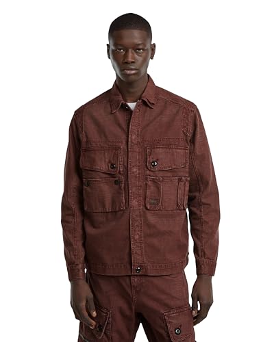 G-Star Herren Utility Overshirt, Braun (faded autumn leaves gd D25182-D491-G826), XXL von G-Star RAW