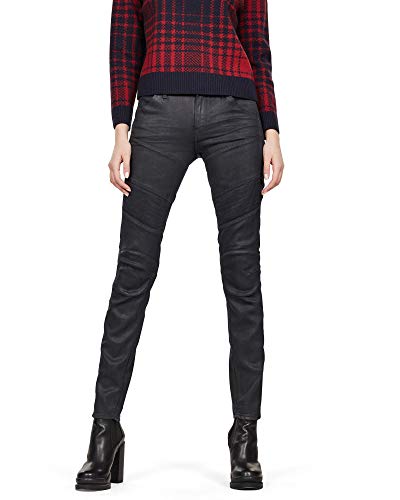 G-Star RAW Damen 5620 Custom Mid Waist Skinny Jeans - Schwarz - 28W x 32L von G-STAR RAW