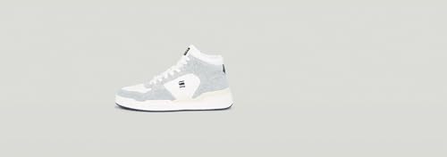 G-Star RAW Damen Attacc III MID DNM W Sneaker, Mehrfarben (White/Light Blue D24838-01-D230), 38 EU von G-STAR RAW