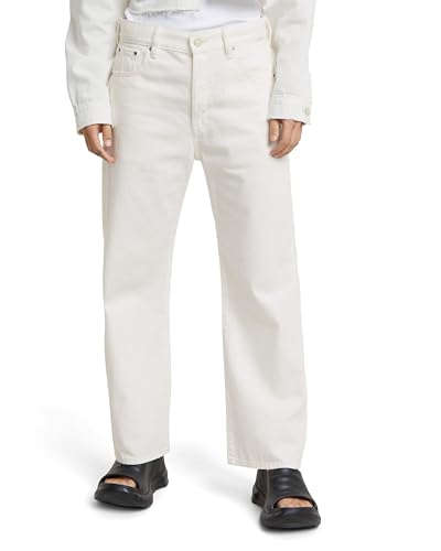 G-STAR RAW Damen Bowey 3D Boyfriend Ankle Jeans, Grau (lt Chalk gd D24329-D300-G377), 32W / 32L von G-STAR RAW