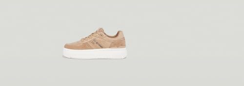 G-Star RAW Damen EVE BSC LEA W Sneaker, Mehrfarben (Camel/Rose Gold D24850-01-G604), 38 EU von G-STAR