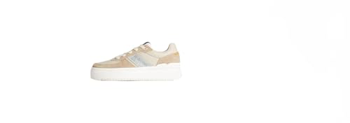 G-Star RAW Damen EVE LEA DNM W Sneaker, Mehrfarben (Off White/Sand D24837-01-D232), 38 EU von G-STAR RAW