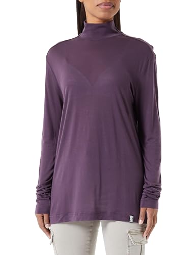G-Star RAW Damen Essential Mock Loose Top, Purpur (lt Maze D24004-9297-8880), XXS von G-Star RAW