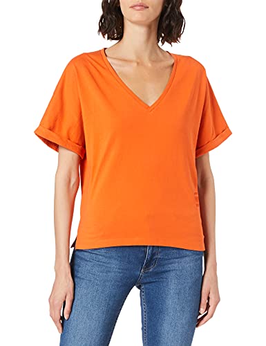 G-Star RAW Damen Joosa V- Neck T-Shirt, Orange (Acid orange D19233-B771-B214), XXS von G-STAR RAW