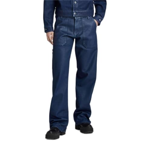 G-Star RAW Damen Judee Carpenter Loose Jeans, Blau (Luna Blue Cobler D23590-D436-G275), 31W / 32L von G-STAR