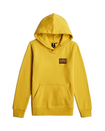 G-Star Jungen Kids Hoodie Brushed, Gelb (dk Lemon D24990-01-348), 8 von G-Star RAW
