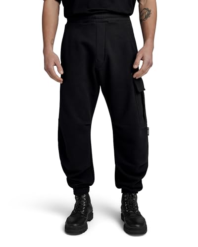 G-Star RAW Herren 3D Utility Sweat Pants, Schwarz (dk Black D23911-D395-6484), XXL von G-STAR RAW