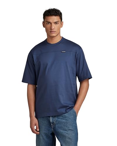 G-Star RAW Herren Boxy Base 2.0 r t, Blau (Sartho Blue D23726-C336-6067), M von G-Star