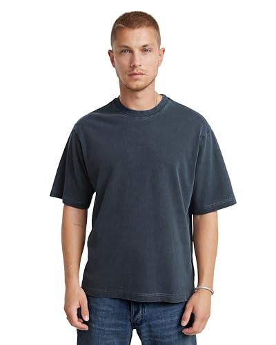G-Star RAW Herren Center Chest Boxy T-Shirt, Blau (Petrol gd D24780-C756-G476), XS von G-STAR RAW