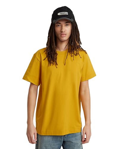 G-Star RAW Herren Essential Loose T-Shirt, Gelb (dk Spice D23471-C784-8171), L von G-Star RAW