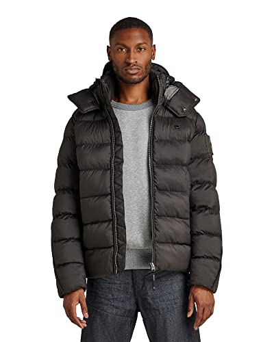 G-Star RAW Herren G-Whistler Padded Hooded Jacke, Schwarz (dk black D20100-D199-6484), XL von G-Star