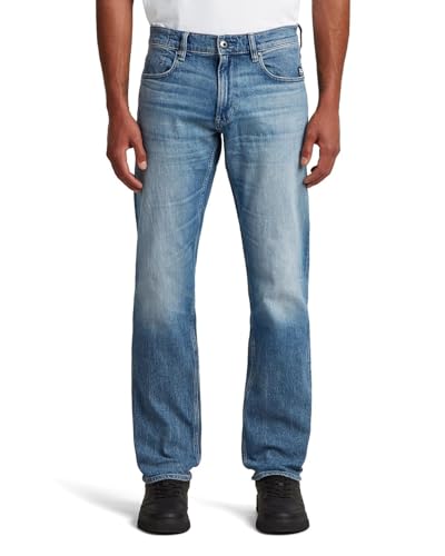 G-STAR Herren Mosa Straight Jeans Jeans, Blau (Sun Faded Blue Donau D23692-d503-g347), 28W / 32L von G-STAR RAW