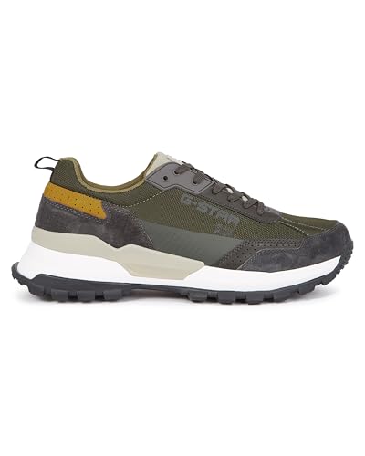 G-Star RAW Herren RACKAM BLK Lay M Sneaker, Mehrfarben (Olive/dk Grey D24823-01-C904), 41 EU von G-STAR