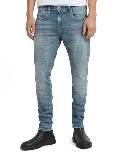 G-Star RAW Herren Revend FWD Skinny Jeans, Blau (Sun Faded Biscay Blue D20071-D440-G345), 30W / 32L von G-STAR