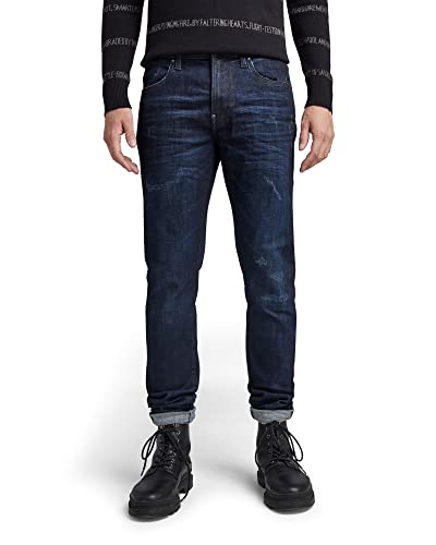 G-Star RAW Herren Revend FWD Skinny Jeans, Blau (Worn in Dark Sapphire Restored D20071-C051-D335), 34W / 36L von G-STAR