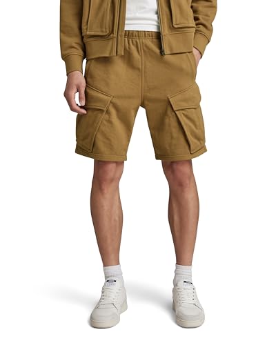 G-Star RAW Herren Rovic Sweat Shorts, Braun (dk Fawn D24452-D566-7172), XS von G-Star RAW