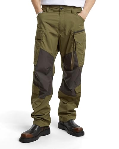 G-Star RAW Herren Rovic Zip 3D Loose Pants D25219, Grün (Dk Moss D25219-d308-4674),29W / 30L von G-Star RAW