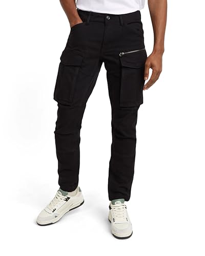 G-Star Herren Rovic Zip 3D Regular Tapered Pants Schwarz (Dk Black Gd D02190-d752-b564) 29W / 30L von G-Star Raw