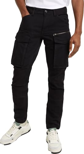 G-Star Herren Rovic Zip 3D Regular Tapered Pants Schwarz (Dk Black Gd D02190-d752-b564) 38W / 36L von G-Star Raw