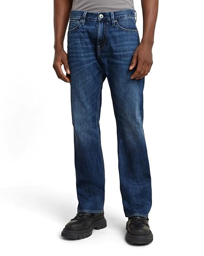 G-STAR Herren Lenney Bootcut Jeans, Blau (Worn in waterspouts D24467-D536-G804), 34W / 36L von G-Star Raw