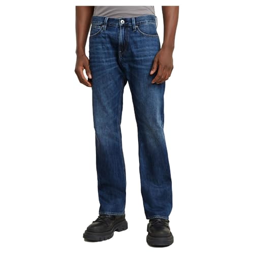 G-STAR Herren Lenney Bootcut Jeans, Blau (Worn in waterspouts D24467-D536-G804), 36W / 34L von G-STAR