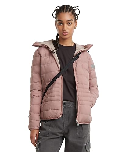 G-Star Damen Light Weight Hooded Padded Jacke, Rosa (lt berry mist D25191-D713-8147), XL von G-STAR RAW