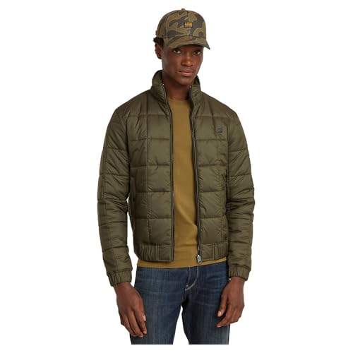 G-Star Herren Meefic Quilted Jacke, Grün (shadow olive D25369-B958-B230), XS von G-STAR