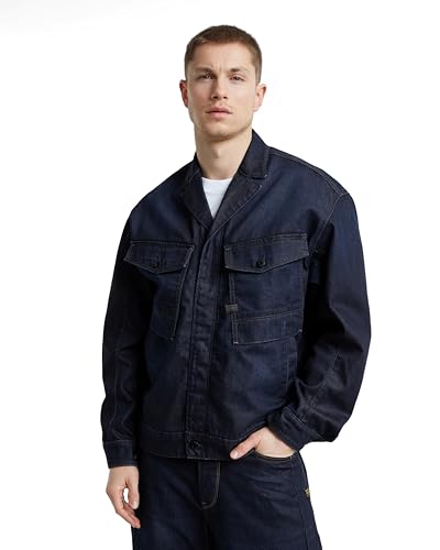 G-Star Herren Bend Jacke, Blau (worn in deep frisian night D25178-4639-G831), M von G-Star RAW