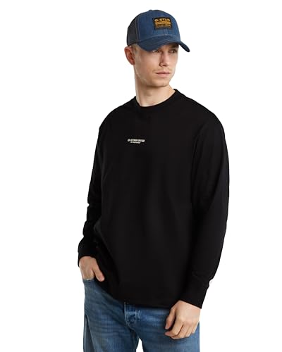 G-Star Herren Center Chest Boxy T-Shirt, Schwarz (dk Black D25078-C336-6484), XXL von G-Star RAW