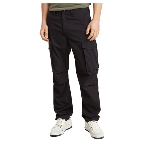 G-STAR Herren Core Regular Cargo, Schwarz (dk Black D24309-D517-6484), 32W / 34L von G-STAR RAW