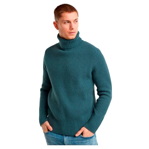 G-Star Herren Essential Turtle Knitted Pullover, Grau (axis D23732-D447-5781), M von G-Star RAW