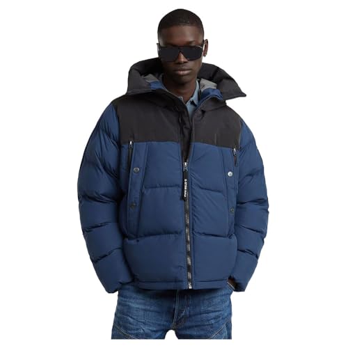 G-Star Herren Expedition Steppjacke, Blau (dk sea blue D23645-D712-1023), S von G-STAR