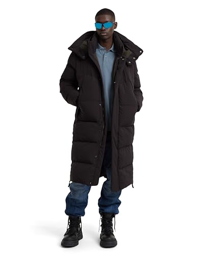 G-Star Herren G- Whistler XL Long Blanket Mantel 2.0, Schwarz (dk black D25348-D518-6484), L von G-Star RAW