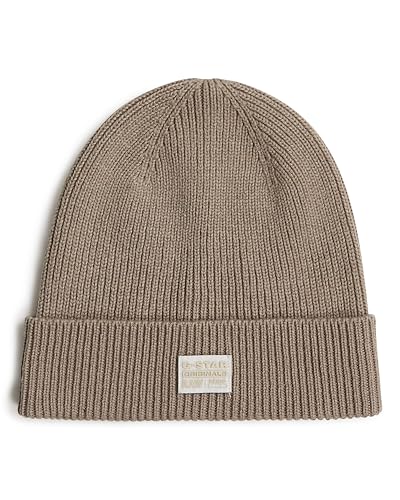 G-Star Herren Geffo Long Beanie, Beige (Elephant Skin D25511-D784-G106), PC von G-Star RAW