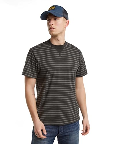 G-STAR Herren Nifous T-Shirt, Mehrfarben (gs Grey/Asfalt D24449-C339-5308), XL von G-STAR